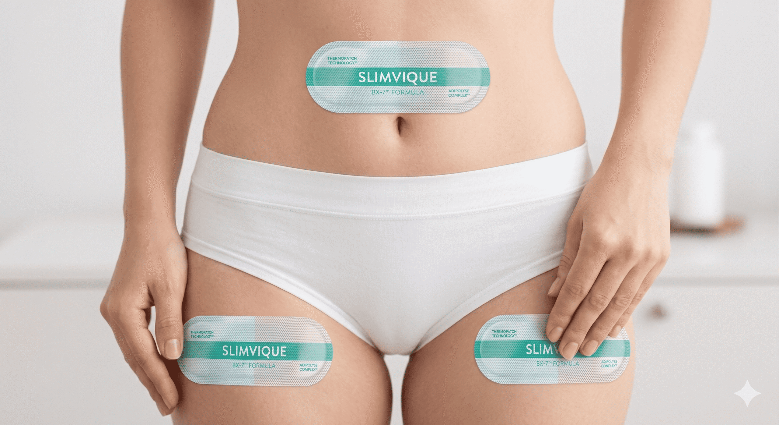 Slimvique applicato su pancia e cosce